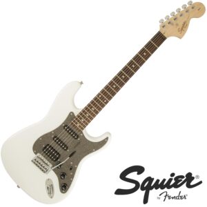 Fender© กีตาร์ไฟฟ้า รุ่น Squier Affinity Strat HSS (สี Olympic White)