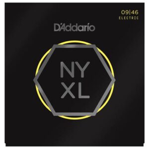 D’Addario© สายกีตาร์ไฟฟ้า เบอร์ 9 Hybird แบบนิกเกิล ซีรีย์ NYXL รุ่น NYXL0946 (Super Light Top / Regular Bottom 09-46)